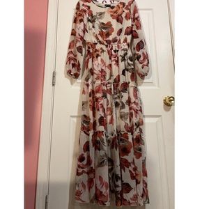 🌸🌸Long sleeve floral maxi dress🌸🌸